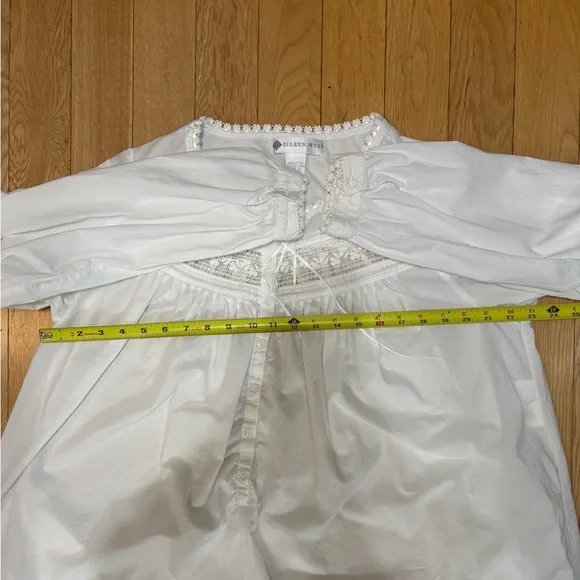 Eileen West 100% Cotton Victorian Nightgown - Cottagecore Heirloom Gown (Size L) - Picture 7 of 7